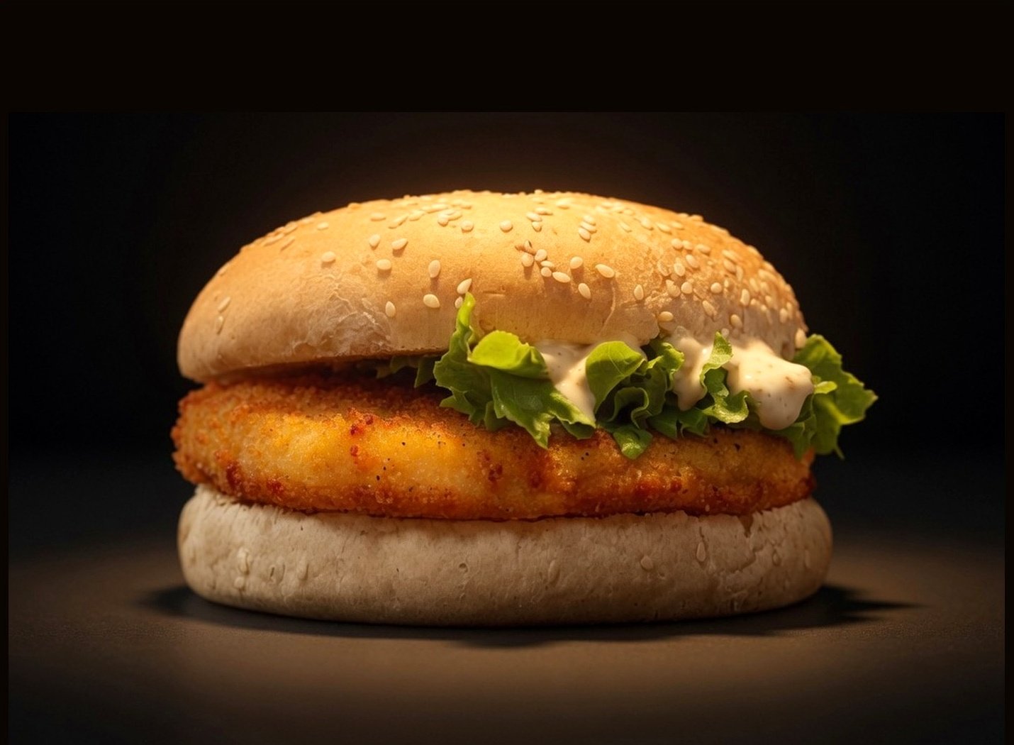 1/4 Chicken Burger Meal